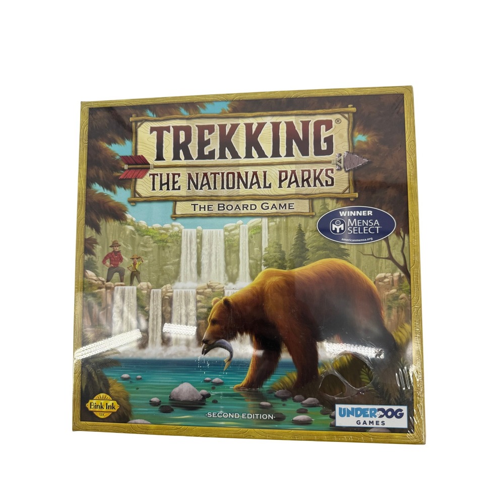 Trekking The National Parks 2nd Edition Strategy Board Game Mensa NEW SEALED